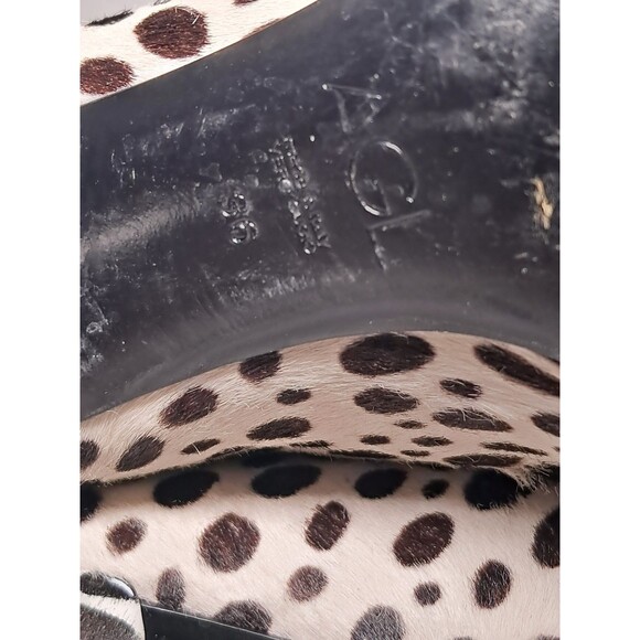 AGL Size 36 EU/6 US Calf Hair Animal Print Booties Attilio Giusti NEED HEELING - Picture 7 of 12